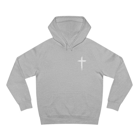 Do Not Be Afraid Hoodie — Inspirational Christian Cross Back Print