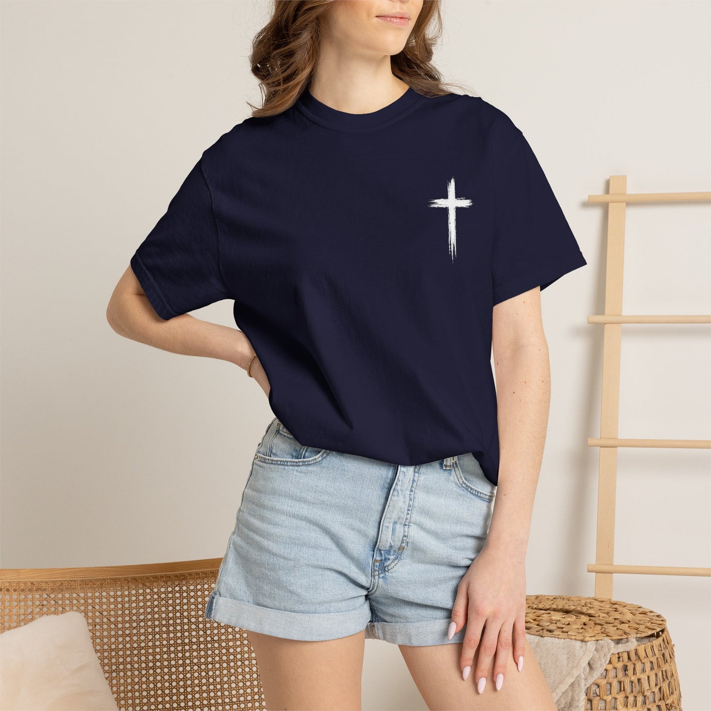 Christian Cross T-Shirt — "Do Not Be Afraid" Scripture Tee