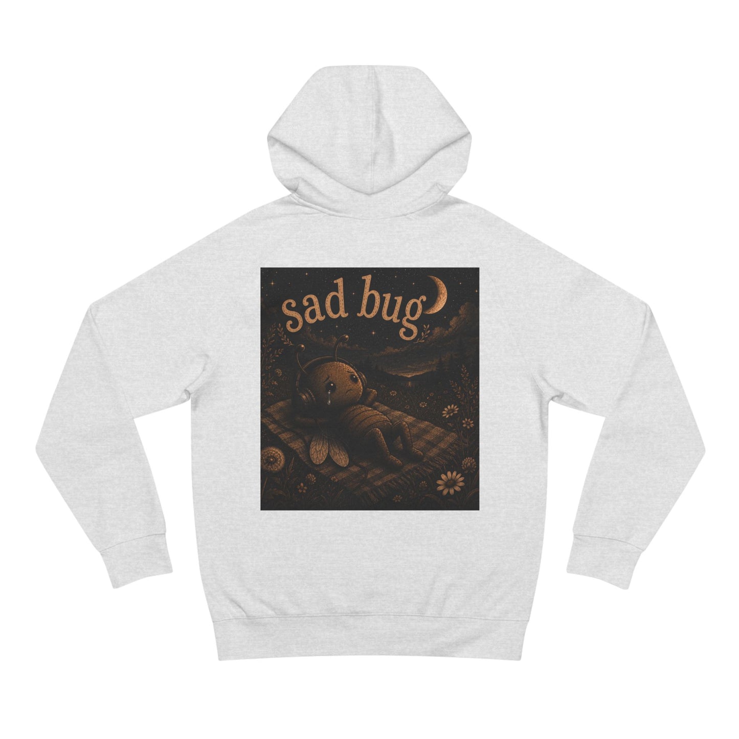 Sad Bug Hoodie — Cozy Vintage-Inspired Graphic Hoodie