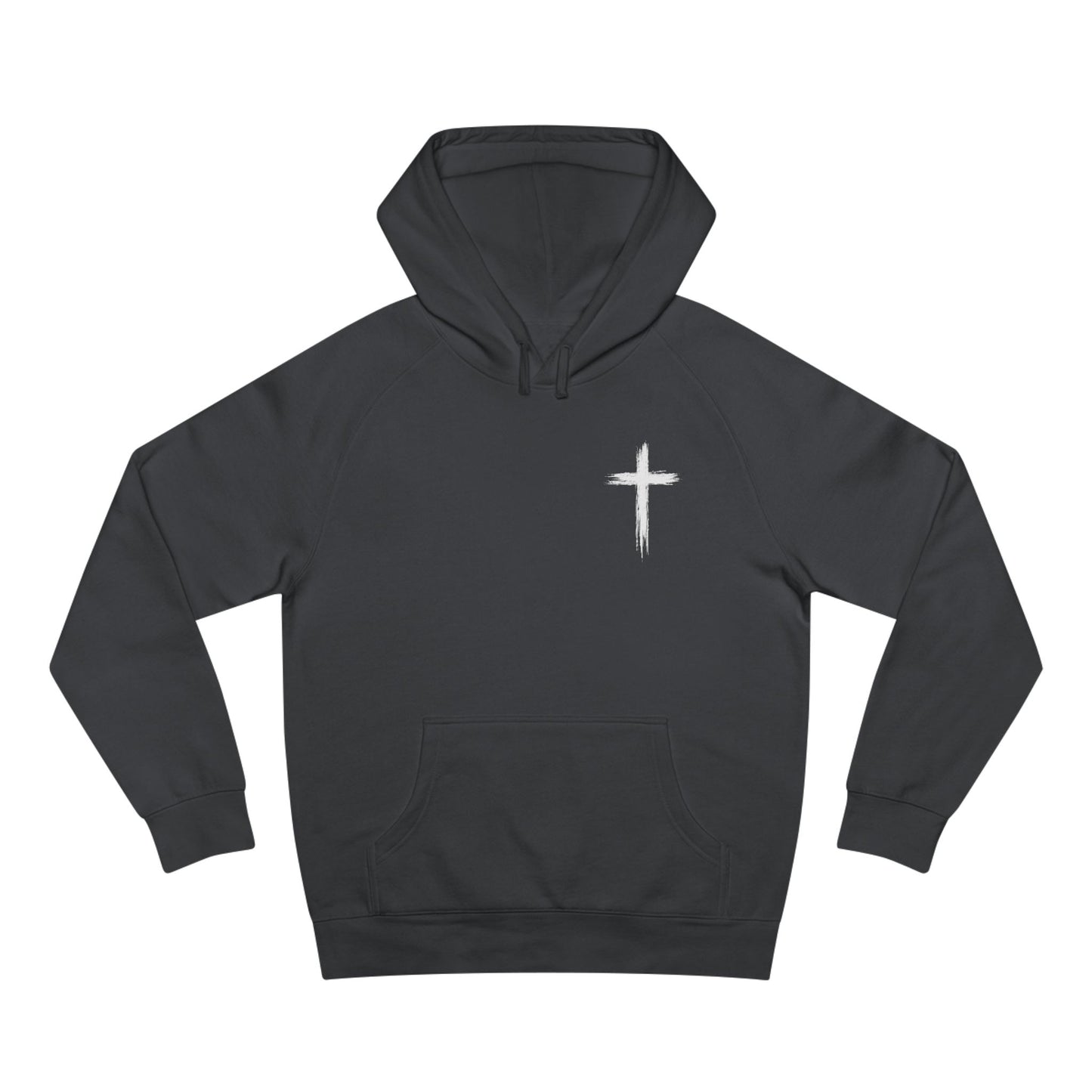 Do Not Be Afraid Hoodie — Inspirational Christian Cross Back Print