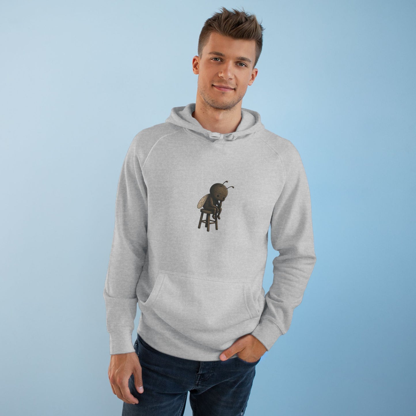 Sad Bug Hoodie — Cozy Vintage-Inspired Graphic Hoodie