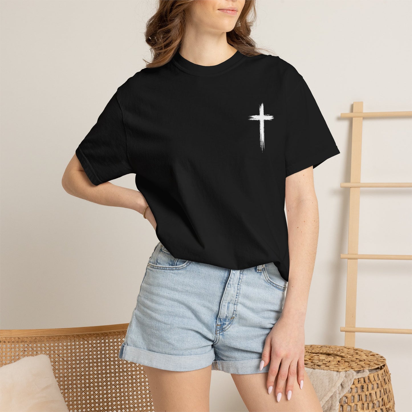 Christian Cross T-Shirt — "Do Not Be Afraid" Scripture Tee