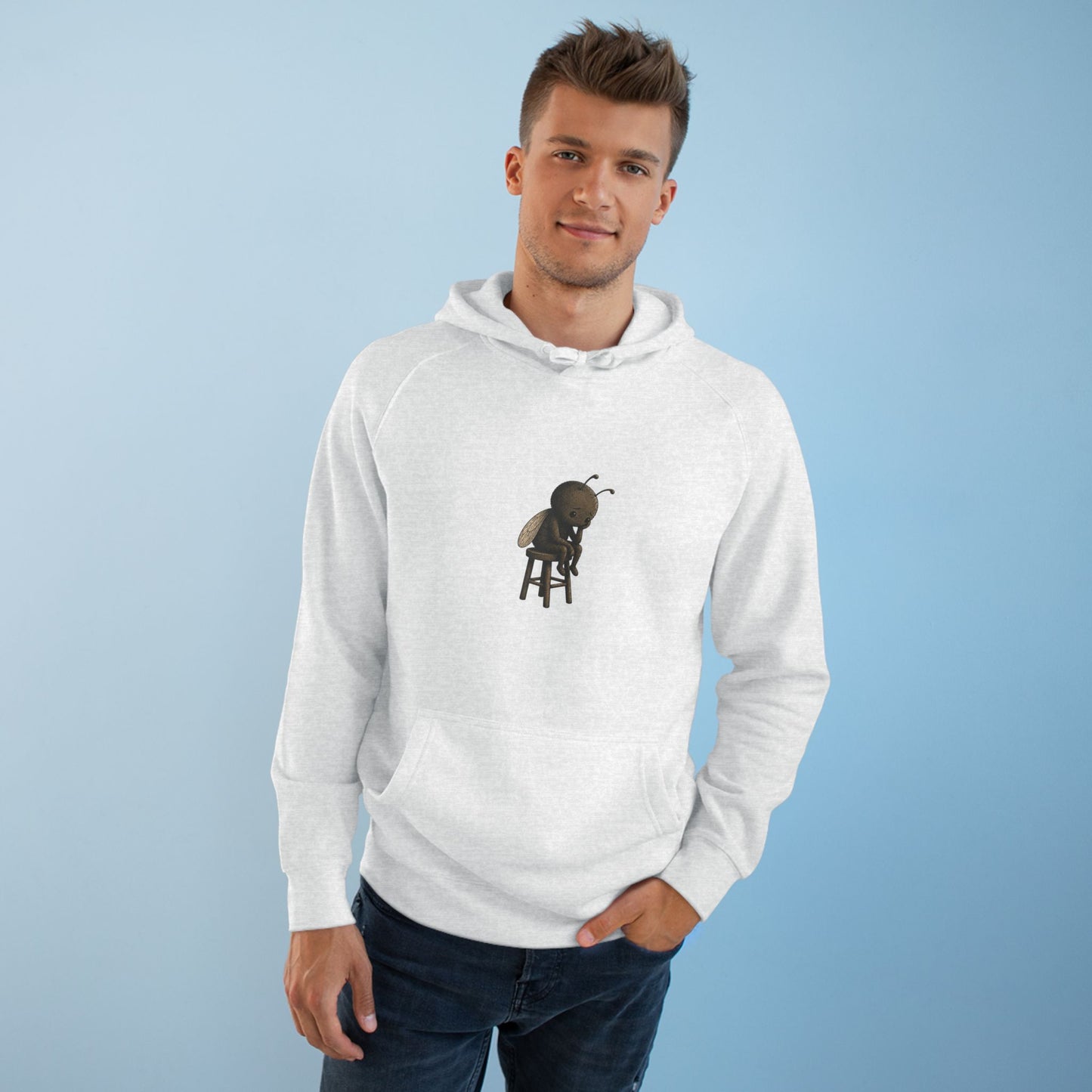 Sad Bug Hoodie — Cozy Vintage-Inspired Graphic Hoodie