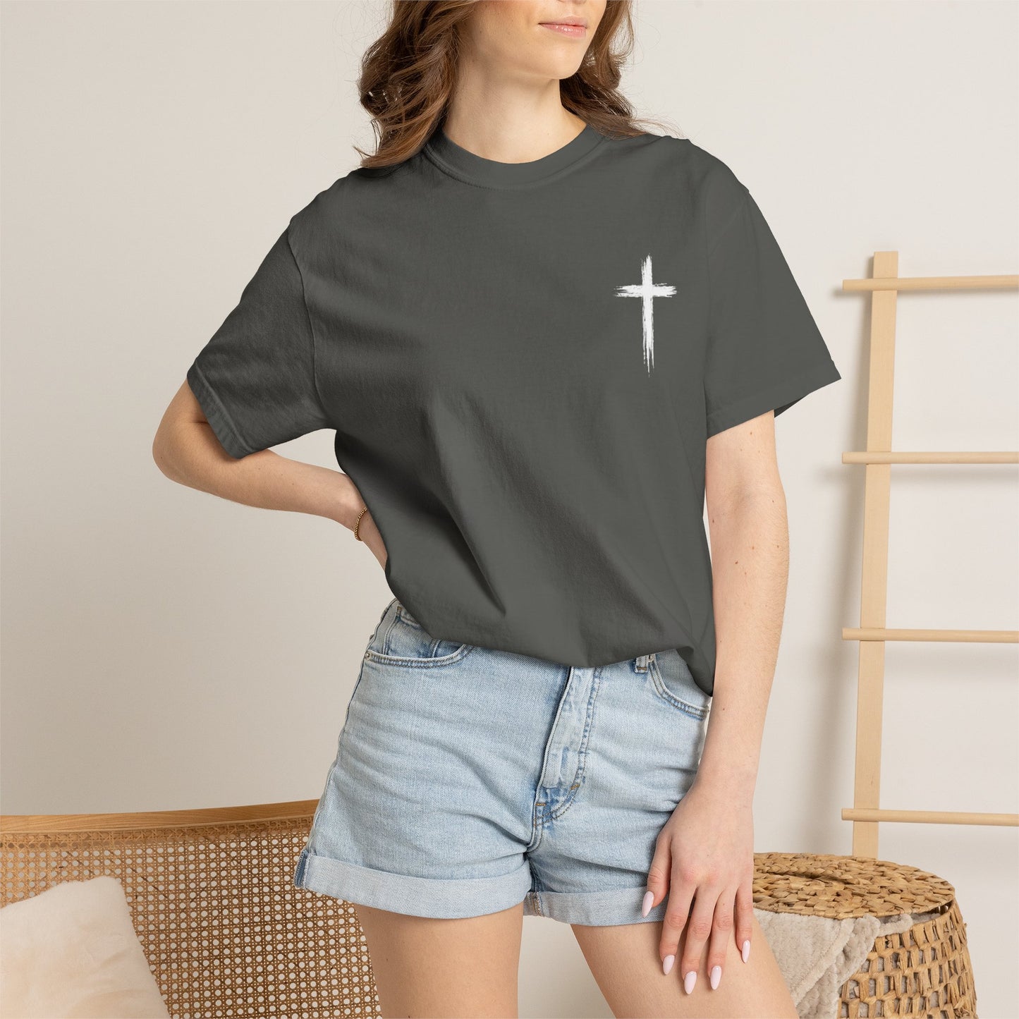 Christian Cross T-Shirt — "Do Not Be Afraid" Scripture Tee
