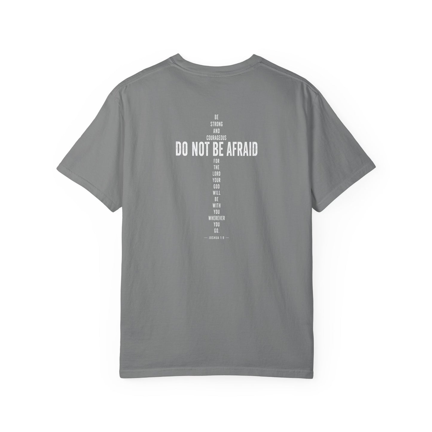 Christian Cross T-Shirt — "Do Not Be Afraid" Scripture Tee