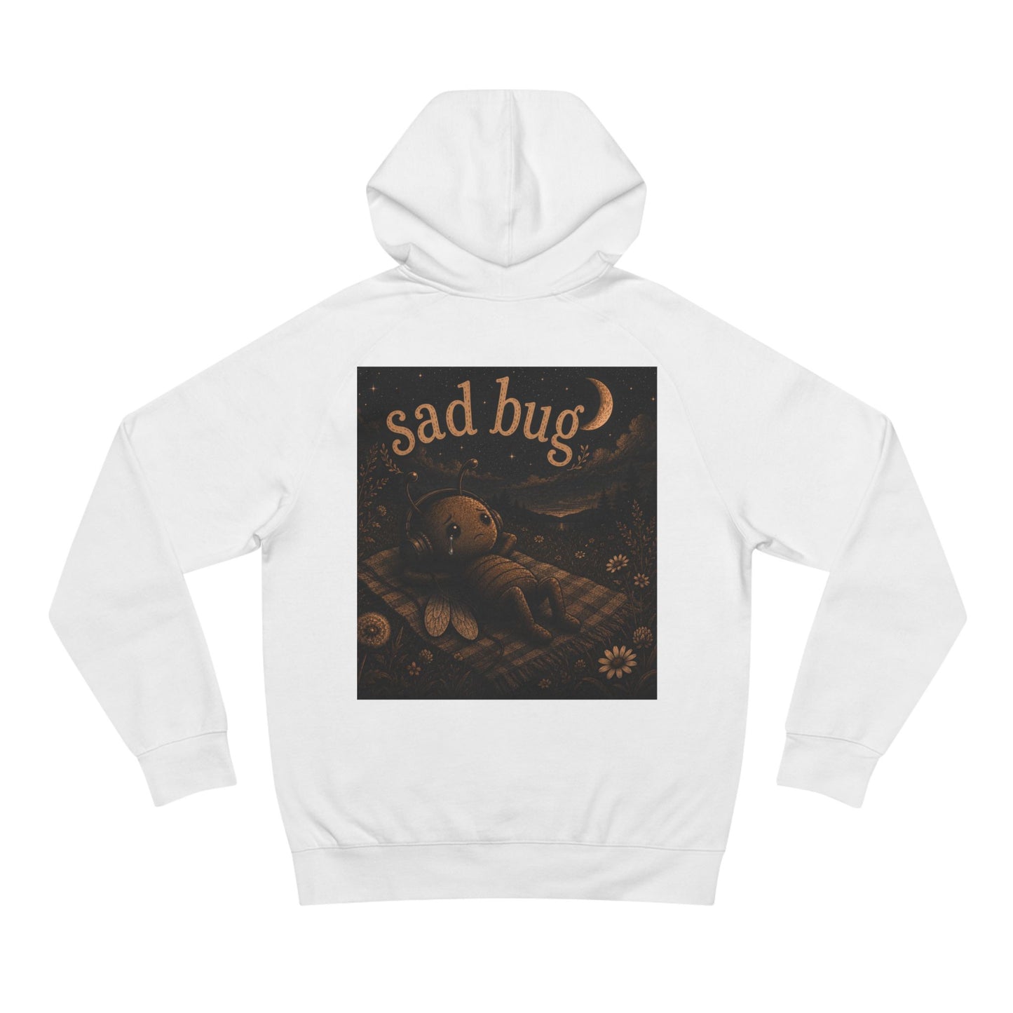 Sad Bug Hoodie — Cozy Vintage-Inspired Graphic Hoodie