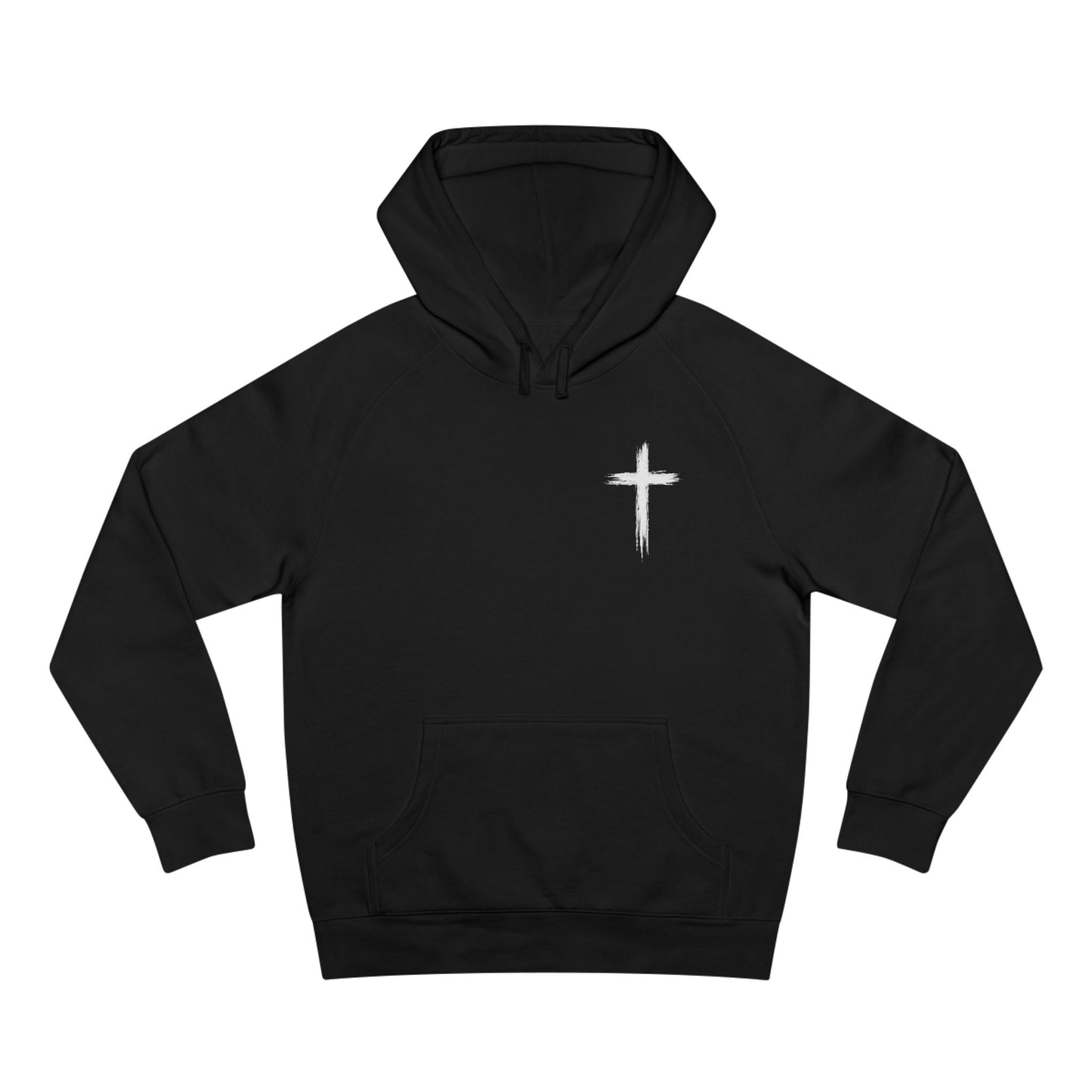 Do Not Be Afraid Hoodie — Inspirational Christian Cross Back Print