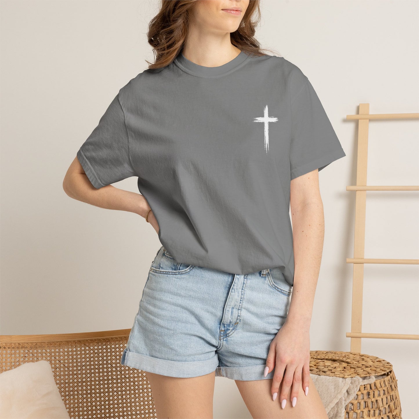 Christian Cross T-Shirt — "Do Not Be Afraid" Scripture Tee