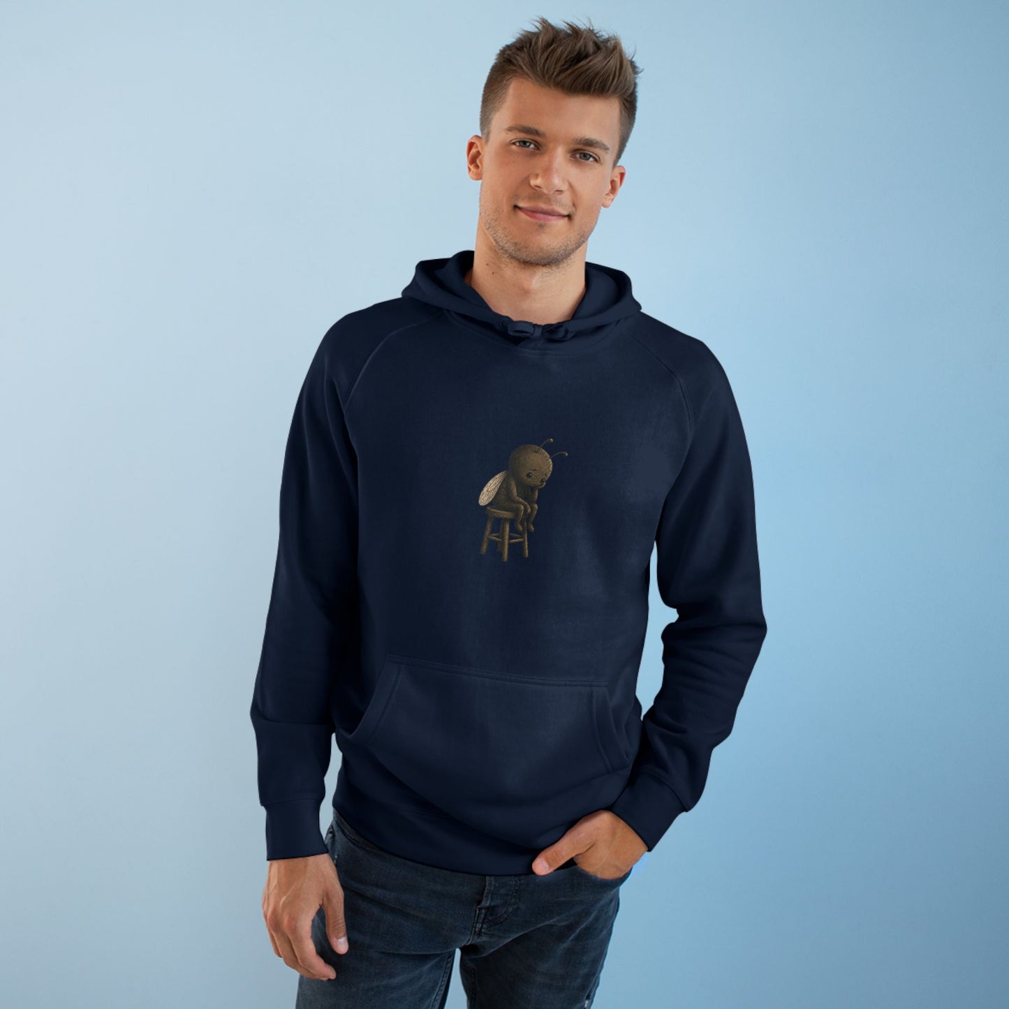 Sad Bug Hoodie — Cozy Vintage-Inspired Graphic Hoodie