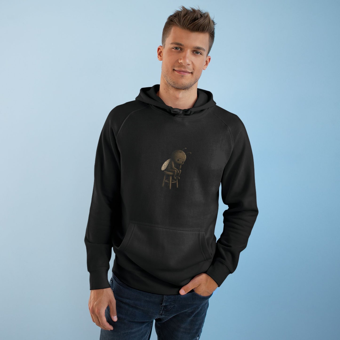 Sad Bug Hoodie — Cozy Vintage-Inspired Graphic Hoodie