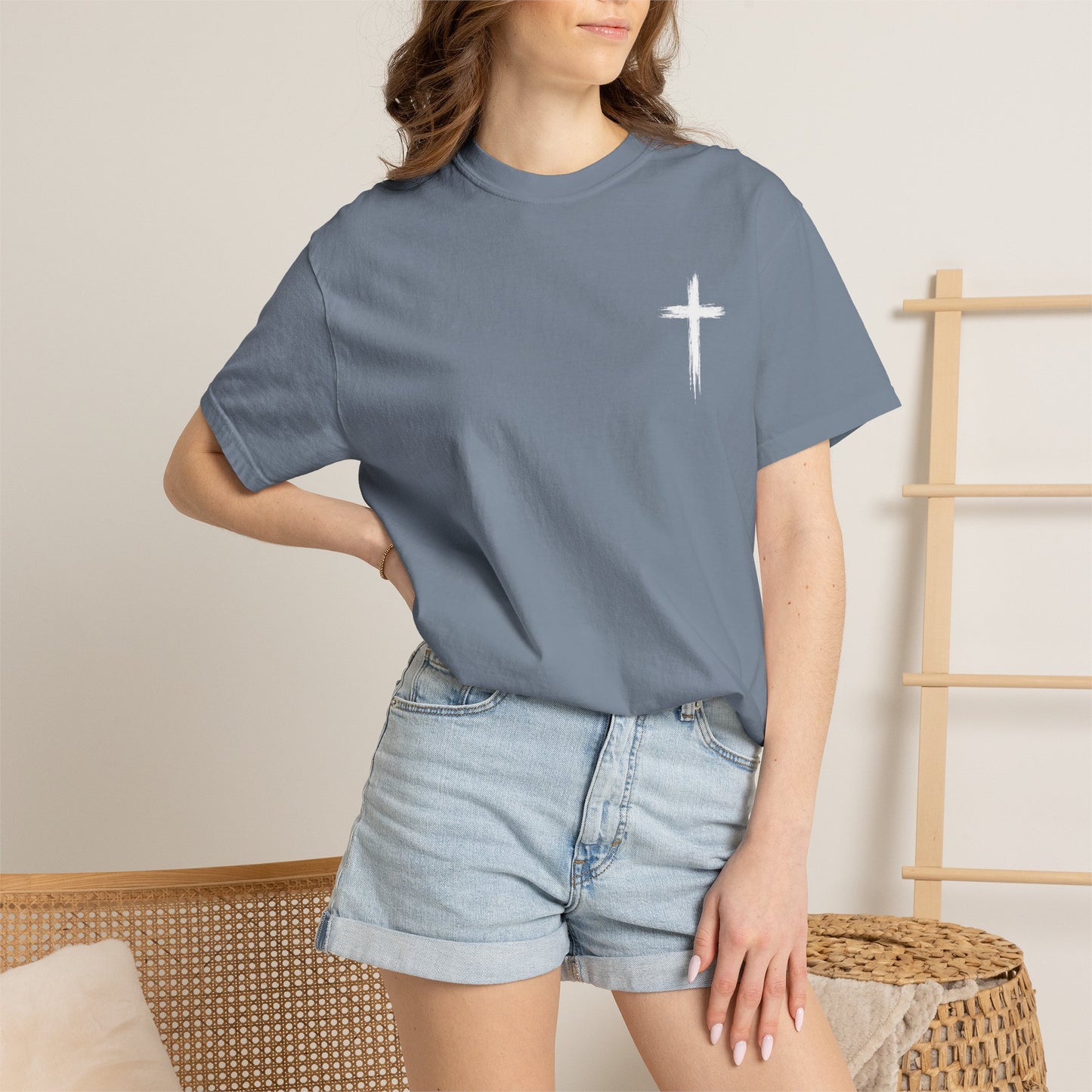Christian Cross T-Shirt — "Do Not Be Afraid" Scripture Tee