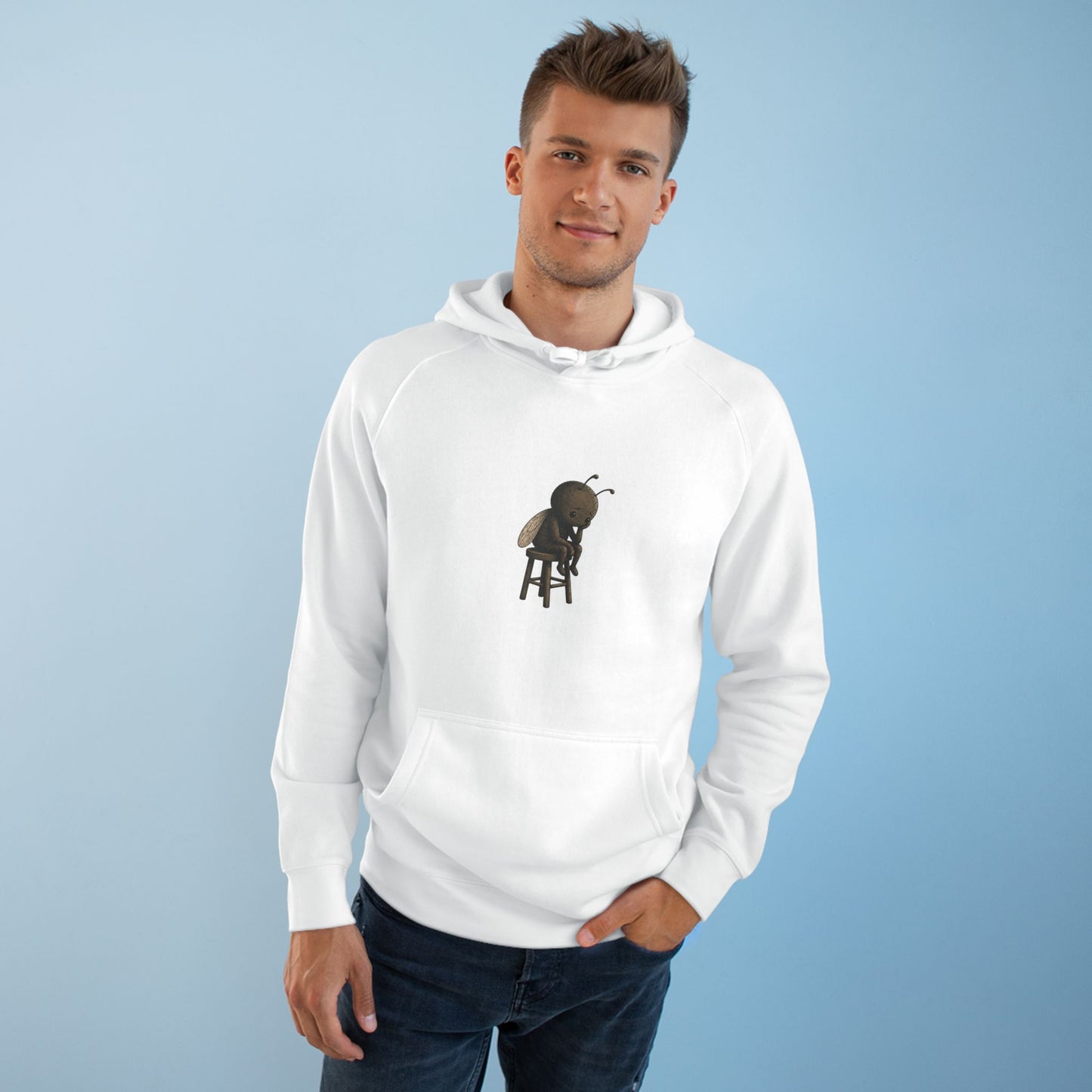 Sad Bug Hoodie — Cozy Vintage-Inspired Graphic Hoodie